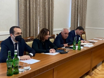 THERE WAS HELD THE FIRST MEETING OF THE WORKING GROUP ON PREPARATION OF PROPOSALS FOR THE PROGRAM OF FORMING A GENERAL SOCIAL AND ECONOMIC SPACE BETWEEN RA AND RF