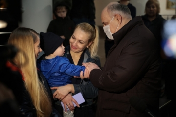 ASLAN BZHANIA VISITED REFUGEES FROM DPR AND LPR
