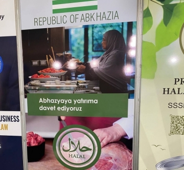 АБХАЗСКИЙ ПРЕДПРИНИМАТЕЛЬ ПРЕДСТАВИЛ АБХАЗИЮ НА VIII ВЫСТАВКЕ HALAL EXPO В СТАМБУЛЕ