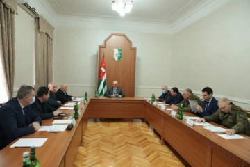 ASLAN BZHANIA HELD A SECURITY COUNCIL MEETING