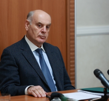 PRESIDENT ASLAN BZHANIA RETURNED TO ABKHAZIA AFTER MEDICAL EXAMINATION