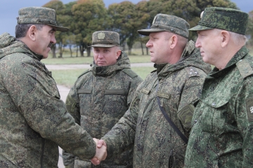 ВОИНСКИЕ ЧАСТИ И ПОЛИГОНЫ 7-Й ВОЕННОЙ БАЗЫ ГОТОВЫ К ЗИМНЕМУ ПЕРИОДУ ОБУЧЕНИЯ   